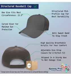 Custom Baseball Cap Animal Deer Head Embroidery Acrylic Dad Hats for Men & Women Dark Grey Design Only $14.57 Baseball Caps