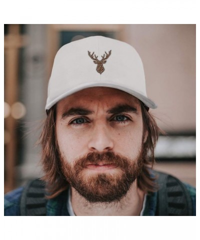 Custom Baseball Cap Animal Deer Head Embroidery Acrylic Dad Hats for Men & Women Dark Grey Design Only $14.57 Baseball Caps