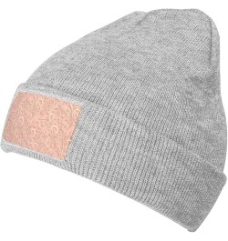 Multifunction Classic Floral Swirling Print Knitted Hat Gifts Outdoor Daily Unisexn Beanie Soft Warm,Elastic Gray $11.85 Skul...