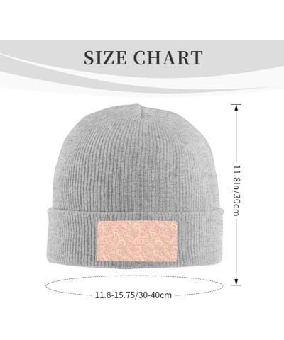 Multifunction Classic Floral Swirling Print Knitted Hat Gifts Outdoor Daily Unisexn Beanie Soft Warm,Elastic Gray $11.85 Skul...