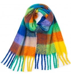 Women Plaid Scarf Winter Warm Shawl And Wraps Bandana Long Thick Blanket 3 $24.22 Scarves