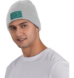 Dolphins Flowers Sea Starfish Coral Seashell Print Beanie Hat Knitted Cap for Men Women,Thin Warm Knit Slouchy Gray $10.54 Sk...