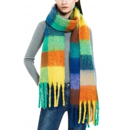 Women Plaid Scarf Winter Warm Shawl And Wraps Bandana Long Thick Blanket 3 $24.22 Scarves