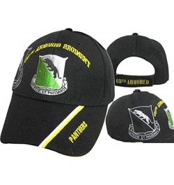 U.S. Army 69th Armored Regiment Panthers Embroidered Shadow Black Cap Hat $10.65 Baseball Caps