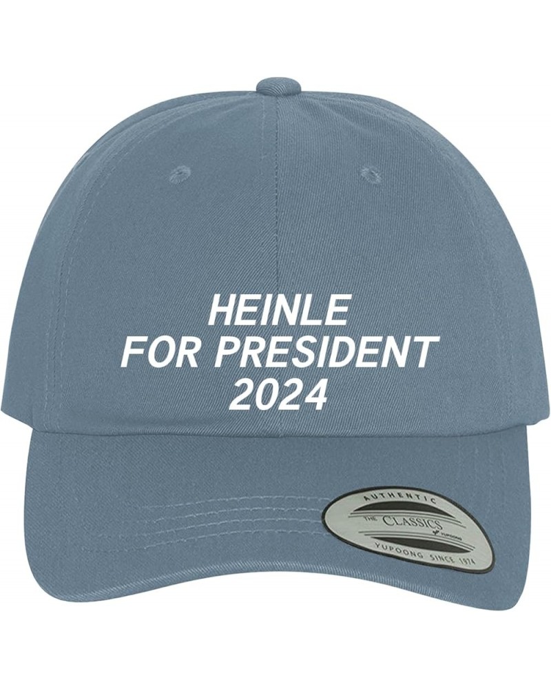 Heinle for President 2024 - Comfortable Dad Hat Baseball Cap Light Blue $17.27 Baseball Caps