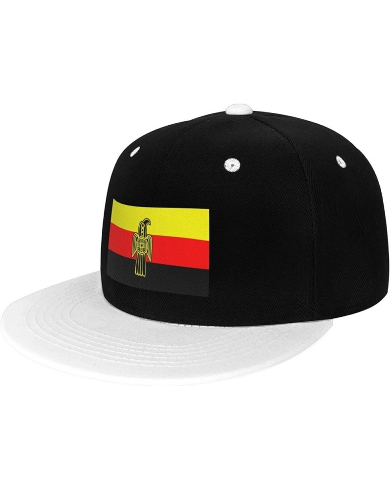 Gothic Sunrise Flag Snapback Hat for Men Women Baseball Cap Trucker Flat Bill Hats Dad Caps White $12.36 Baseball Caps