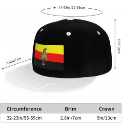 Gothic Sunrise Flag Snapback Hat for Men Women Baseball Cap Trucker Flat Bill Hats Dad Caps White $12.36 Baseball Caps