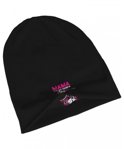 Mama is My Name Cycling is My Game Beanie Hat for Men Women Warm Soft Polyester Knit Skull Cap Unisex Winter Hat Cuffed Beani...