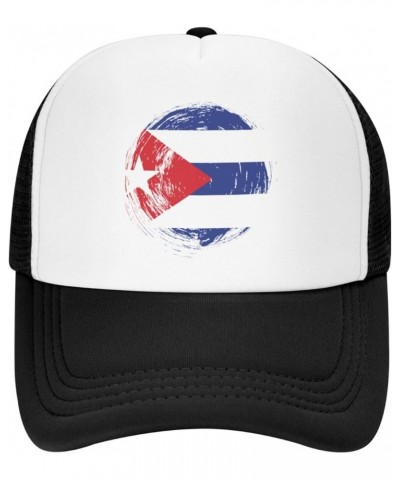 Vintage Circle Venezuela Flag Mesh Baseball Cap Vintage Circle Cuba Flag $11.99 Baseball Caps