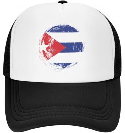 Vintage Circle Venezuela Flag Mesh Baseball Cap Vintage Circle Cuba Flag $11.99 Baseball Caps