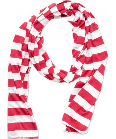 Women's Game Day Sports Team Apparel Jersey Scarf Crimson $10.24 Scarves