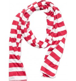 Women's Game Day Sports Team Apparel Jersey Scarf Crimson $10.24 Scarves