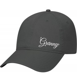 Mother's Day Womens Names in Cursive with Hearts Cute Embroidered Charcoal Otto Baseball Cap Granny $18.19 Baseball Caps