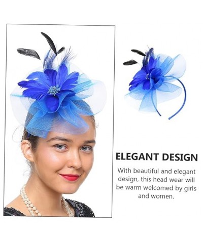 1 Pc Mesh Feather Headdress Fascinator Clip Headpiece for Women Hair Claw Clips for Women Elegant Hair Clip Retro Decor Europ...