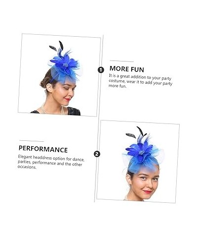 1 Pc Mesh Feather Headdress Fascinator Clip Headpiece for Women Hair Claw Clips for Women Elegant Hair Clip Retro Decor Europ...