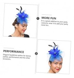 1 Pc Mesh Feather Headdress Fascinator Clip Headpiece for Women Hair Claw Clips for Women Elegant Hair Clip Retro Decor Europ...