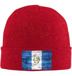 Guatemala Flag Beanie Hat Skull Knit Warm Cap Women Men Soft Stretch for Winter4 Red $13.21 Skullies & Beanies