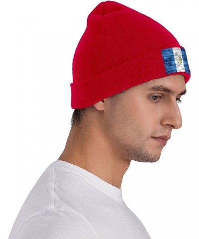 Guatemala Flag Beanie Hat Skull Knit Warm Cap Women Men Soft Stretch for Winter4 Red $13.21 Skullies & Beanies