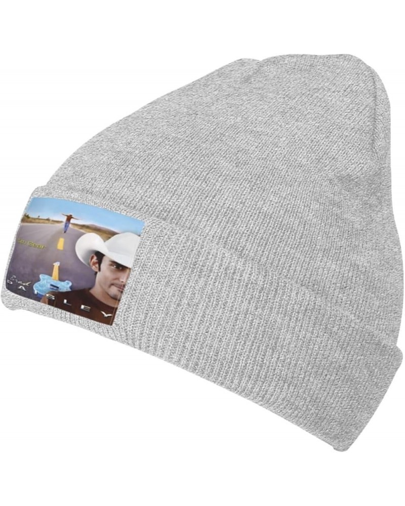 Beanie Hats Unisex Warm Winter Softknit Caps Hat Headwear Head Wrap Cap for Men Women Black Gray $10.64 Skullies & Beanies