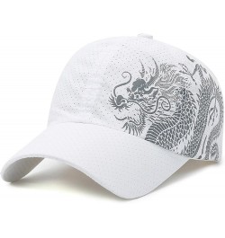 Dragon Baseball Cap Quick-Drying Breathable Mesh Cap, Baseball Cap for Men Women, Adjustable Fit - for Casual Wear White $13....