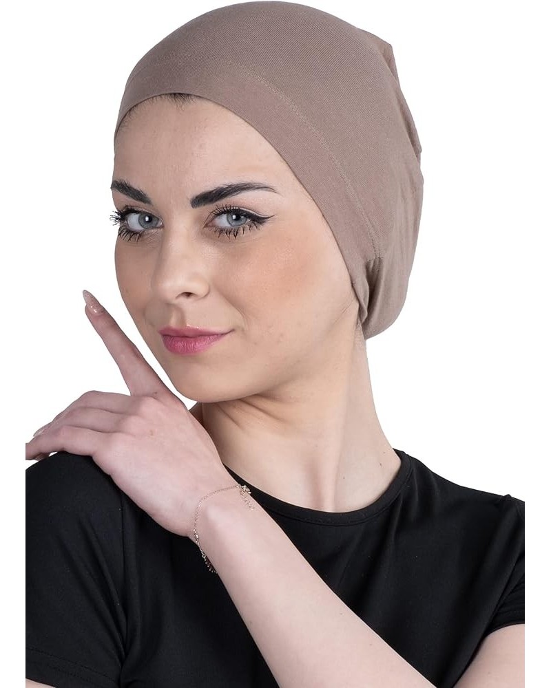 Chemo Headwear for Women - Bamboo Cotton Hats for Women - Head Scarf for Women's Hair - Sleep caps - Hijab Bonnet Mink $13.74...