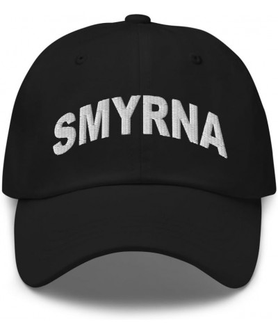 Smyrna Georgia Hat Smyrna GA Cap Embroidered Dad Hat Adjustable Strap Closure Unisex Black $16.40 Baseball Caps