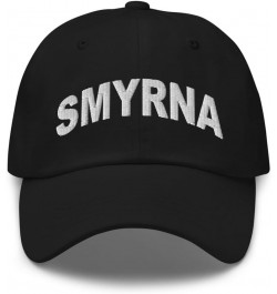 Smyrna Georgia Hat Smyrna GA Cap Embroidered Dad Hat Adjustable Strap Closure Unisex Black $16.40 Baseball Caps