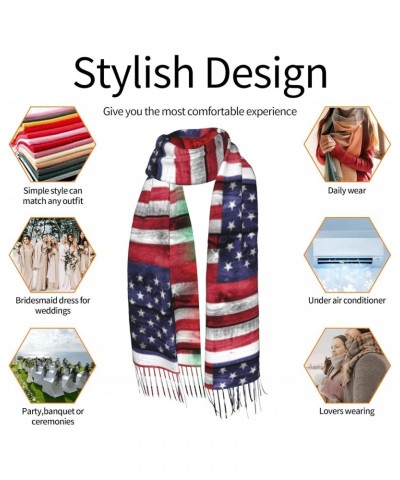 Us Burkina Faso America Flag Embrace Elegance Fringed Scarf Comfort Luxury Warm 27inÃ—77in $17.42 Scarves