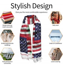 Us Burkina Faso America Flag Embrace Elegance Fringed Scarf Comfort Luxury Warm 27inÃ—77in $17.42 Scarves