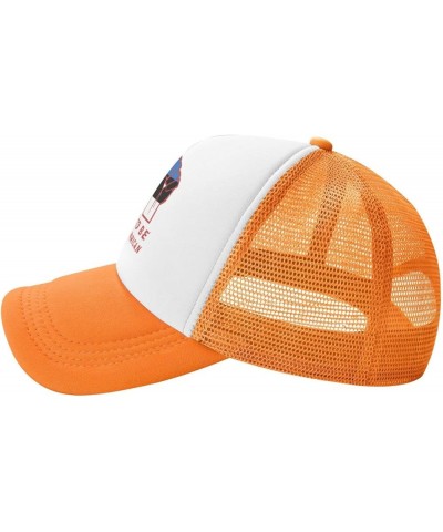 Proud to Be Estonian American Estonia USA Flag Mesh Baseball Cap Orange $10.70 Baseball Caps