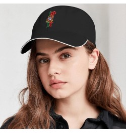 Flag Map Mesh Portugal Baseball Hats Vintage Golf Hat for Women Gift for Son Golf Black $10.52 Baseball Caps