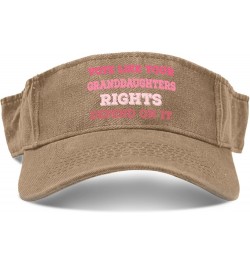 Vote Like Your Granddaughters Rights Depend On It Hat Visors for Women Baseball Caps Stylish Running Pigment Khaki $8.78 Visors