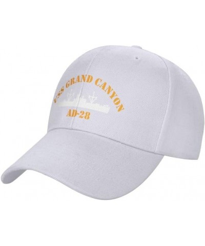 USS Grand Canyon Ad-28 Flag Denim Hats Baseball Caps Fisherman's hat Knitted hat White $18.50 Baseball Caps