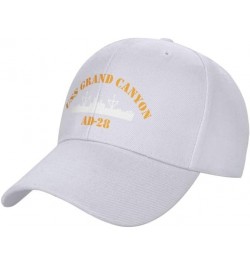 USS Grand Canyon Ad-28 Flag Denim Hats Baseball Caps Fisherman's hat Knitted hat White $18.50 Baseball Caps