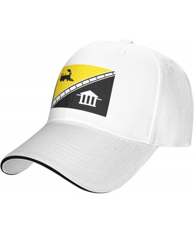 Flag of Baxter, Tennessee Baseball Cap Sandwich Brim Hats for Men Women Adjustable Caps White $11.25 Baseball Caps