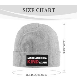 Winter Knit Hat Cap for Men Women, Make America Kind Again Unisex Beanie Hat Cuffed Skull Cap Warm Ski Hats Black Gray $6.62 ...