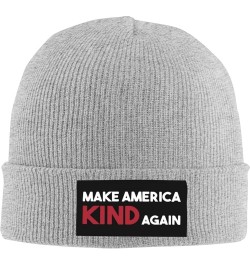 Winter Knit Hat Cap for Men Women, Make America Kind Again Unisex Beanie Hat Cuffed Skull Cap Warm Ski Hats Black Gray $6.62 ...