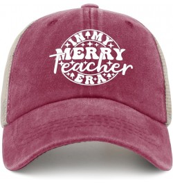 in My Merry Era Hat for Men Trendy Ball Cap for Womens AllBlack Ball Caps Fashionable for Singers Deep Rose $10.76 Baseball Caps