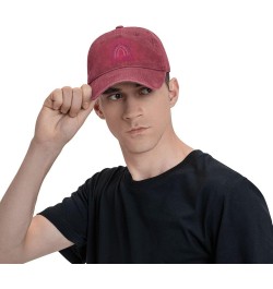 N October We Wear Pink Retro Baseball Cap for Women Men Baseball Hat Golf Dad Hats Red $9.56 Baseball Caps