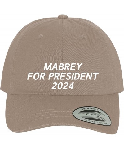 Mabrey for President 2024 - Comfortable Dad Hat Baseball Cap Khaki $13.50 Baseball Caps