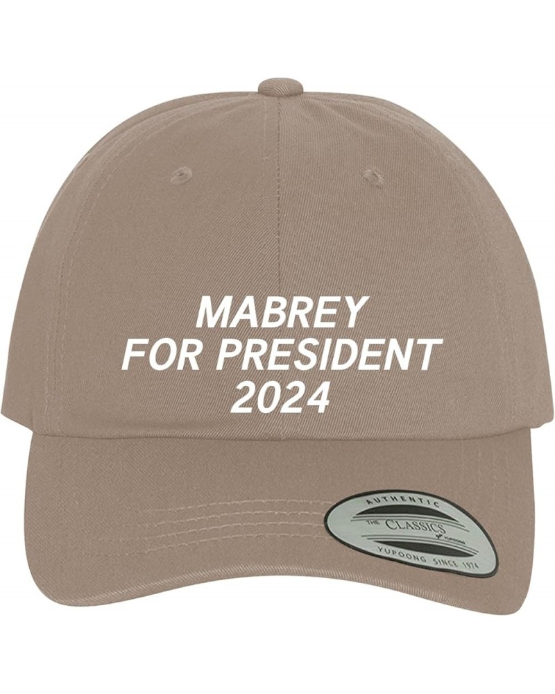 Mabrey for President 2024 - Comfortable Dad Hat Baseball Cap Khaki $13.50 Baseball Caps