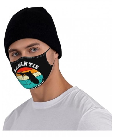 Desantis 2024 Face Mask with 2 Filter Adjustable Breathable Reusable Dust Mask Black $9.55 Balaclavas