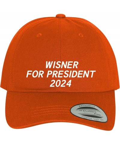 Wisner for President 2024 - Comfortable Dad Hat Baseball Cap Orange $13.04 Baseball Caps