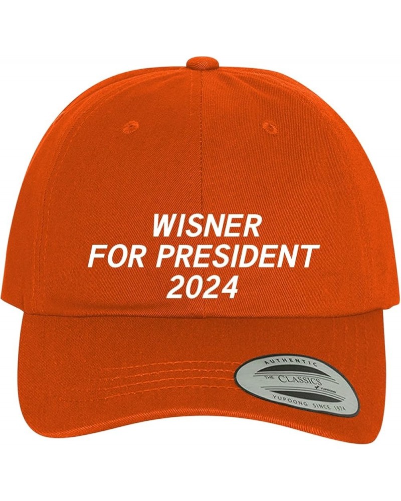 Wisner for President 2024 - Comfortable Dad Hat Baseball Cap Orange $13.04 Baseball Caps