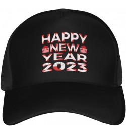 2023 Happy New Year Baseball Cap Men's and Women's Baseball Hat Adjustable Casual Outdoor Breathable Caps Truck Driver Hat Da...