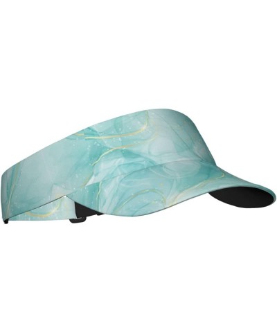 War Camouflage Sun Visor Hats for Women and Men, Adjustable Outdoor Sports Cap for Golf, Running, Tennis, Beach Watercolor Ar...