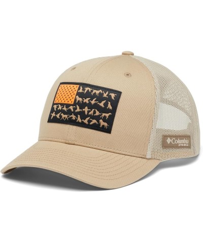 Women's PHG Game Flag Mesh Snap Back-High Sahara/Fossil/Waterfowl Flag $21.00 Baseball Caps