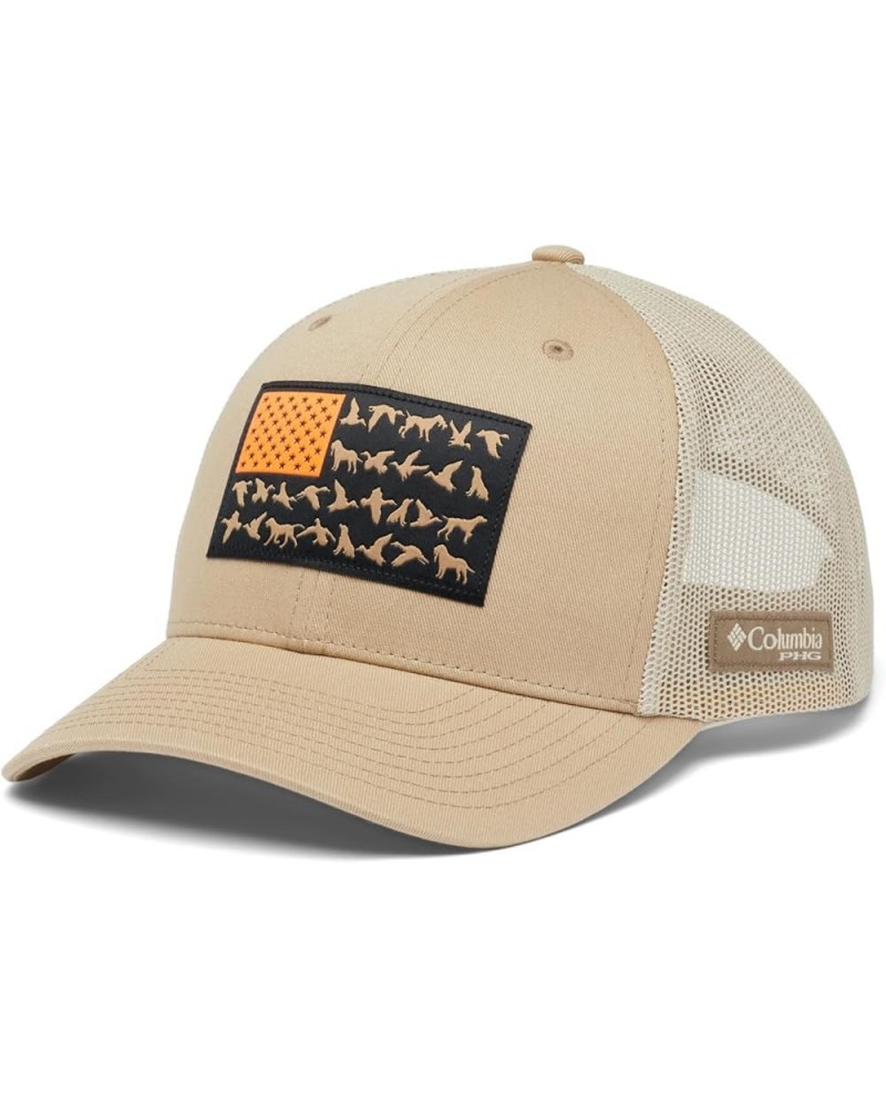 Women's PHG Game Flag Mesh Snap Back-High Sahara/Fossil/Waterfowl Flag $21.00 Baseball Caps