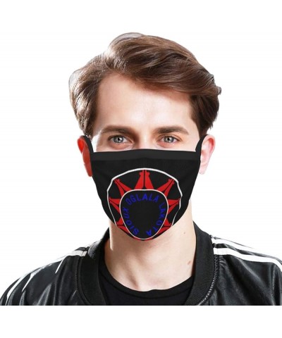 Face Mask for Men Women Windproof Dustproof and Anti-Pollution Face Cover Oglala Lakota Sioux3 $9.17 Balaclavas