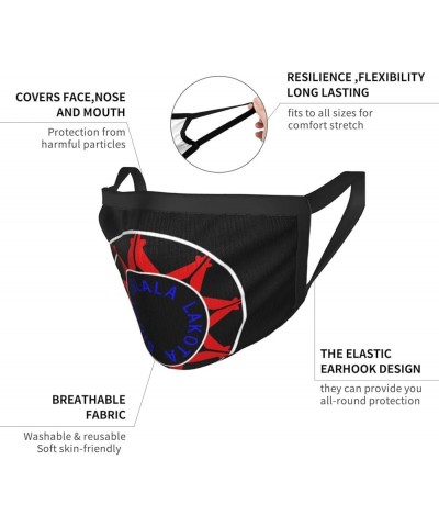 Face Mask for Men Women Windproof Dustproof and Anti-Pollution Face Cover Oglala Lakota Sioux3 $9.17 Balaclavas